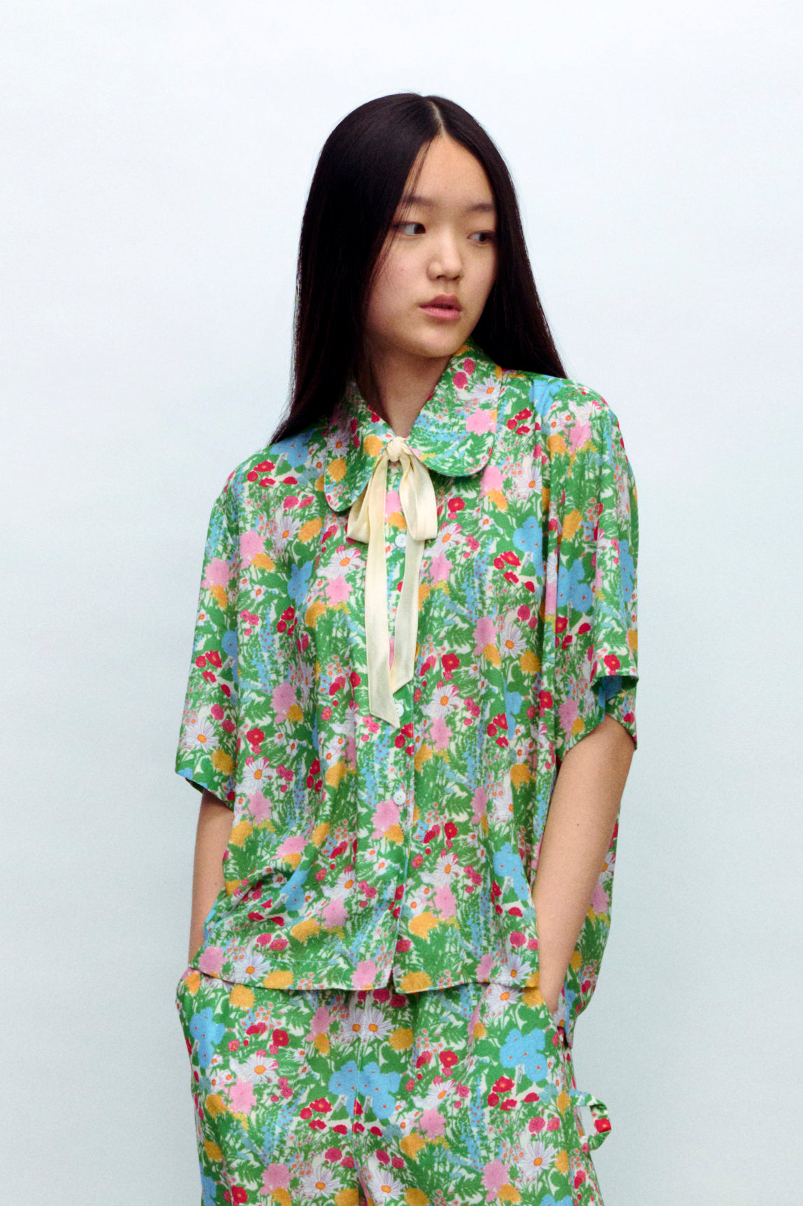 Flora Silk Blouse